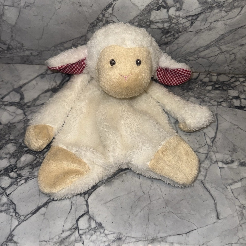 Baby Ganz Lamb Lovey Cozy Pacifier Holder